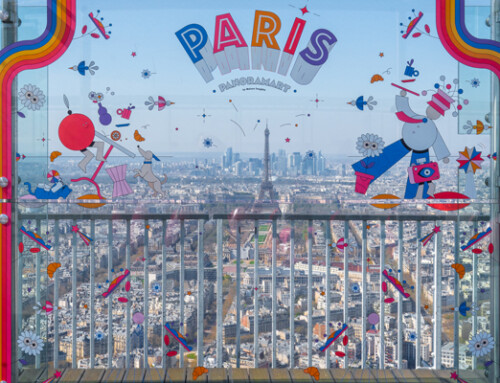 Visit the Panoramart experience above the Paris skyline