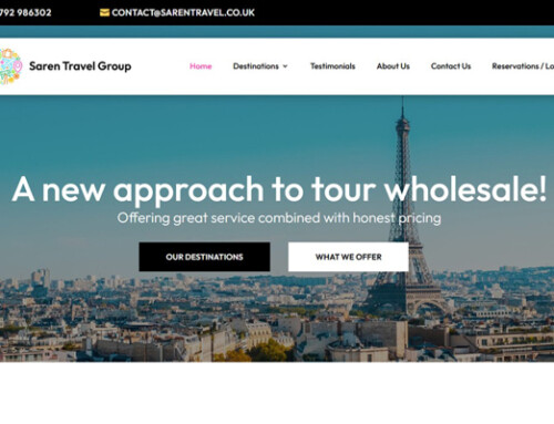 Saren Travel Group launches new website